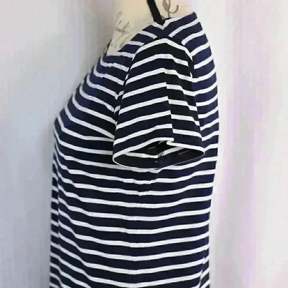 Boden Stripes Ahead of the Rest Size 4 blue/white stripe jersey - Picture 5 of 11